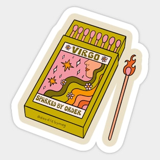 Virgo Matchbox Sticker